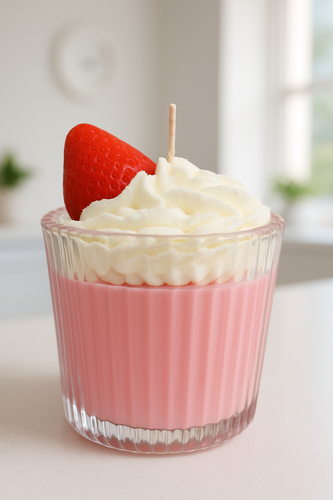 STRAWBERRY MILKSHAKE CANDLE