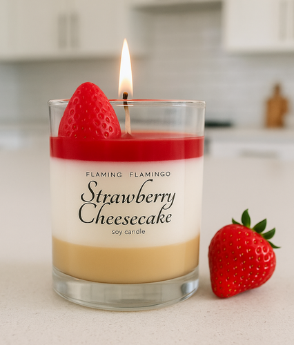 STRAWBERRY CHEESECAKE CANDLE