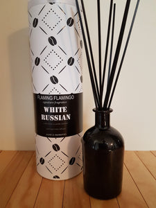 WHITE RUSSIAN REED DIFFUSER - flaming flamingo 