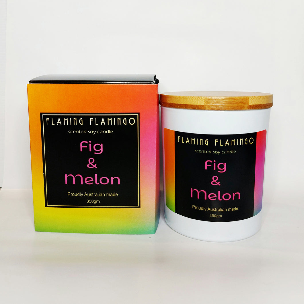 FIG AND MELON - flaming flamingo 
