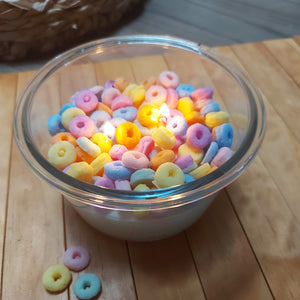 SUNDAY MORNING - fruit loops candle in bowl